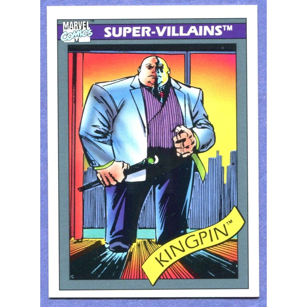 1990 Marvel Universe Card - #52 Kingpin
